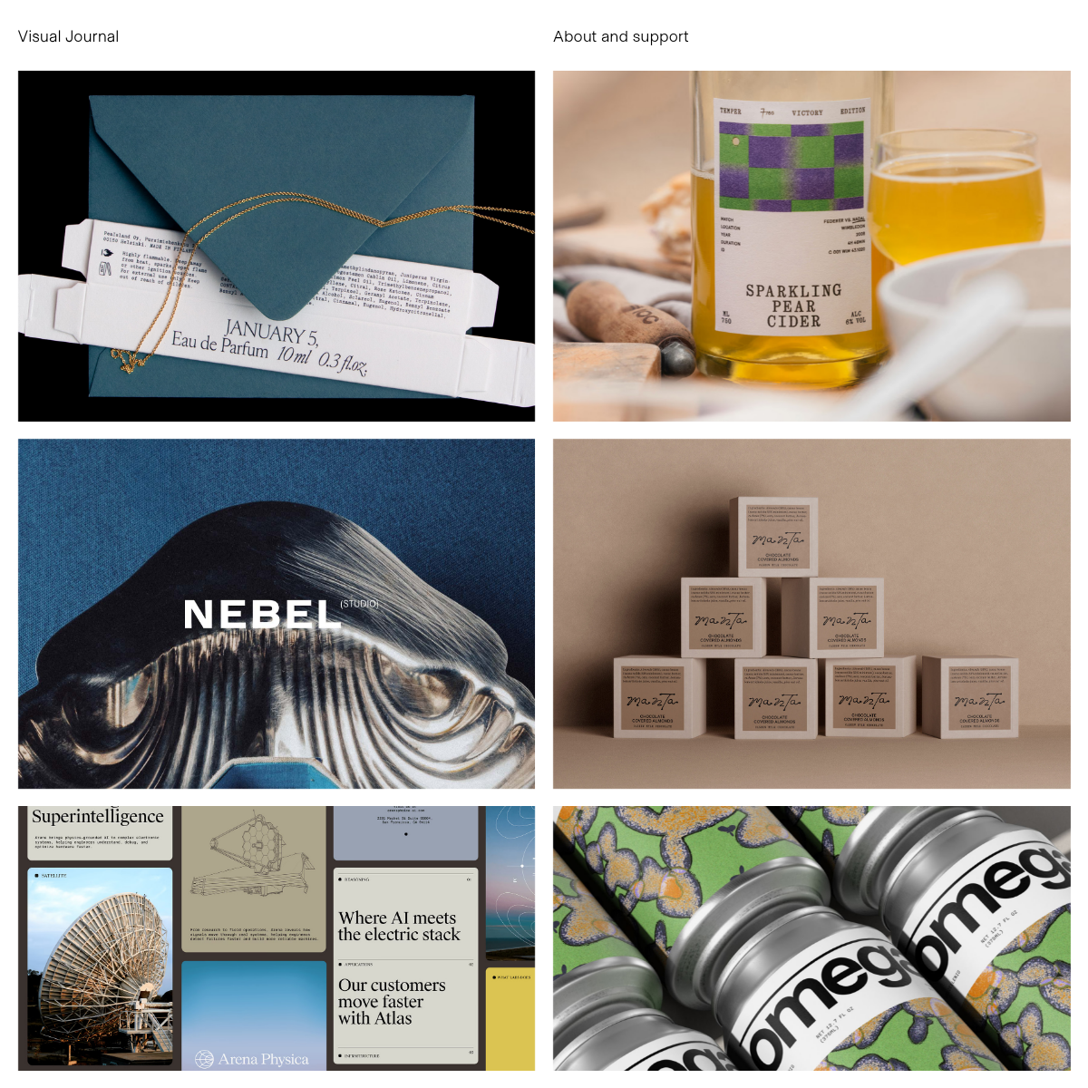 Screenshot of website.