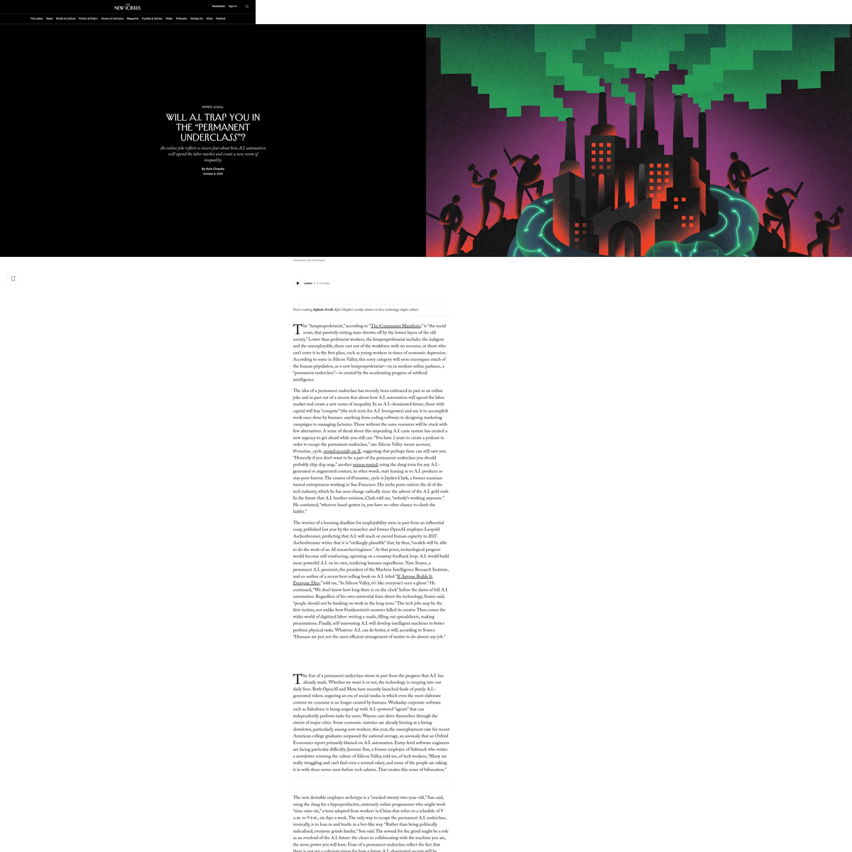 Screenshot of website.