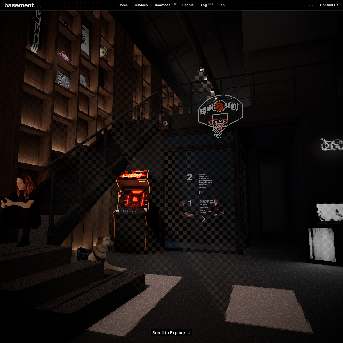 Screenshot of website.