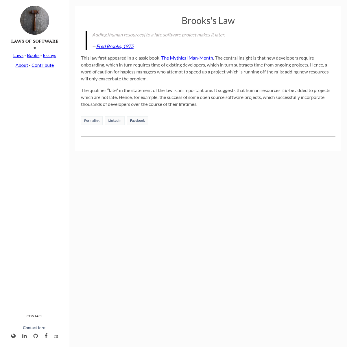 Screenshot of website.