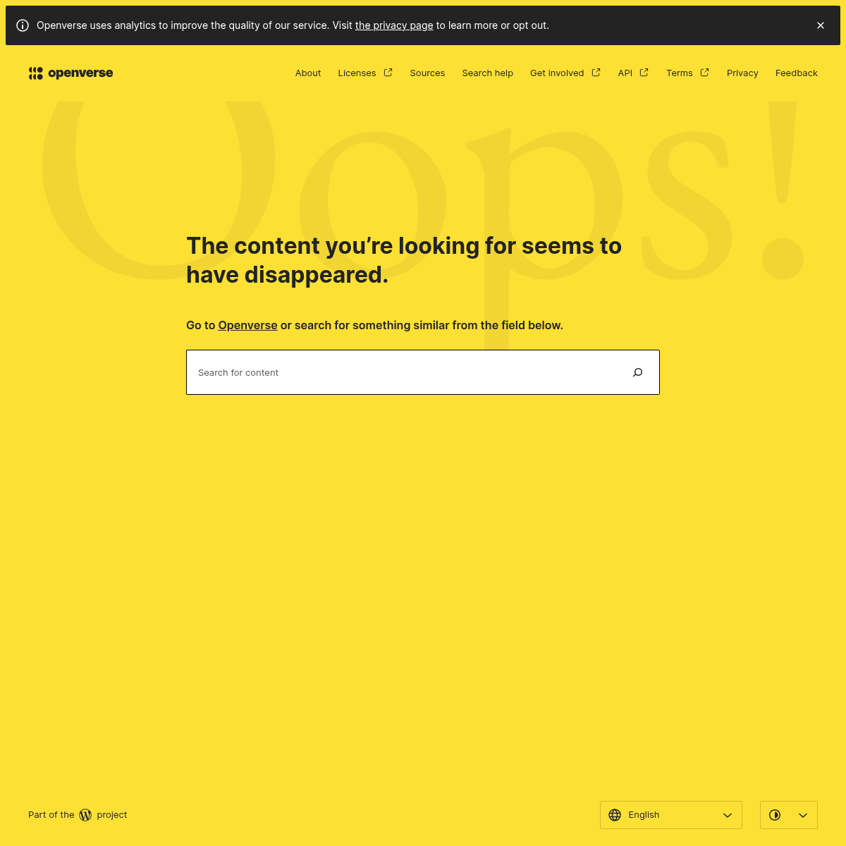 Screenshot of website.
