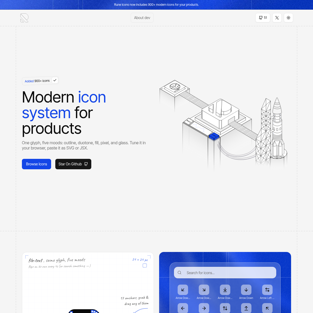 Screenshot of website.