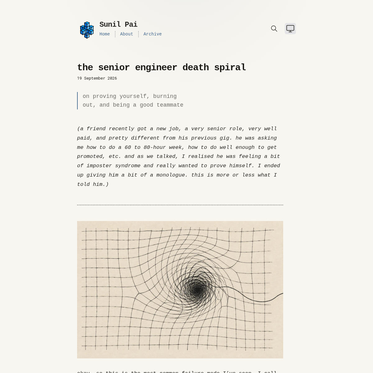 Screenshot of website.