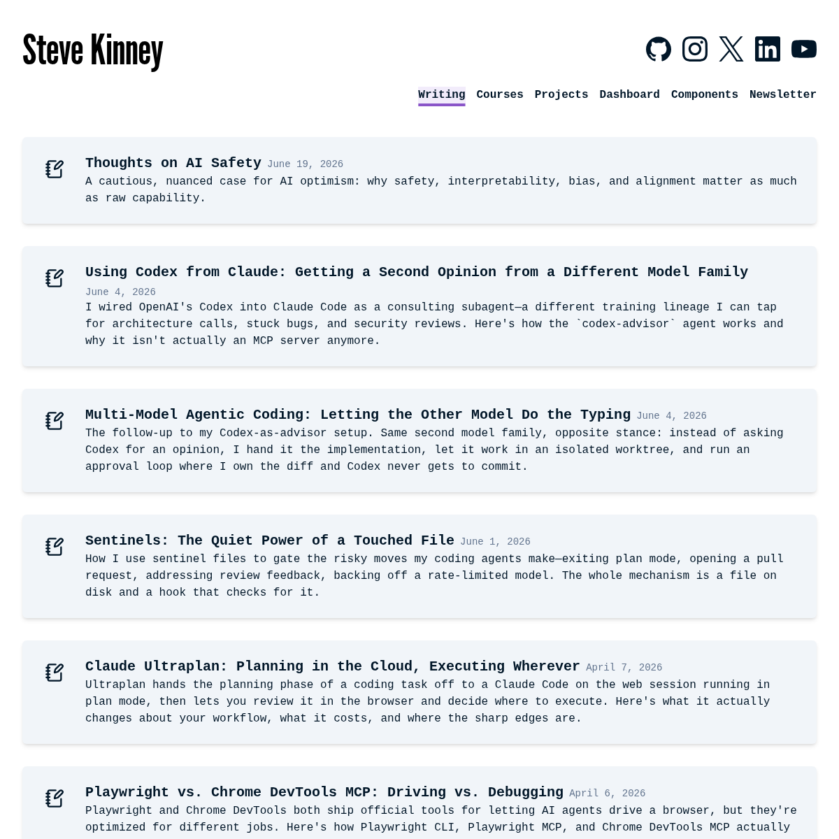 Screenshot of website.