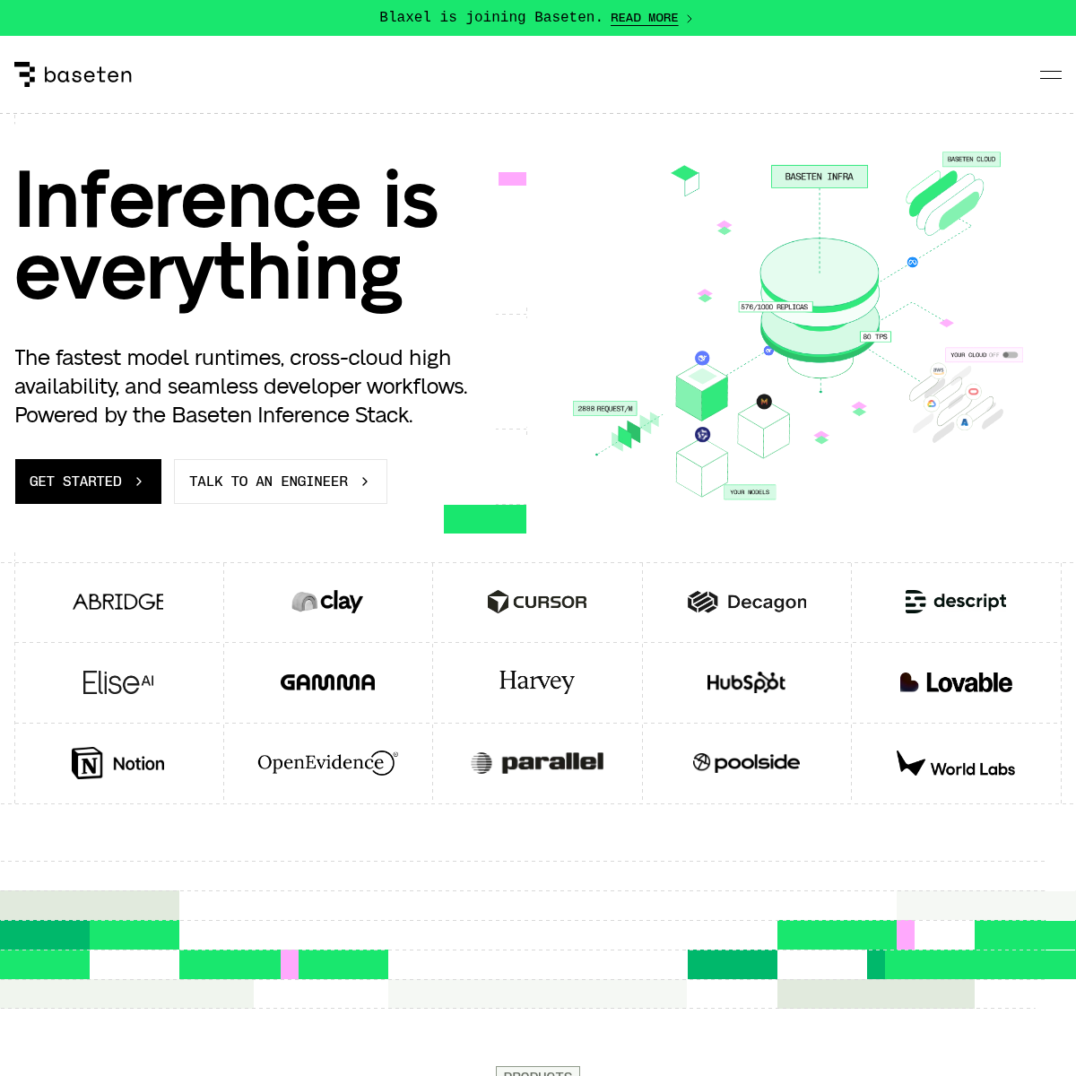 Screenshot of website.