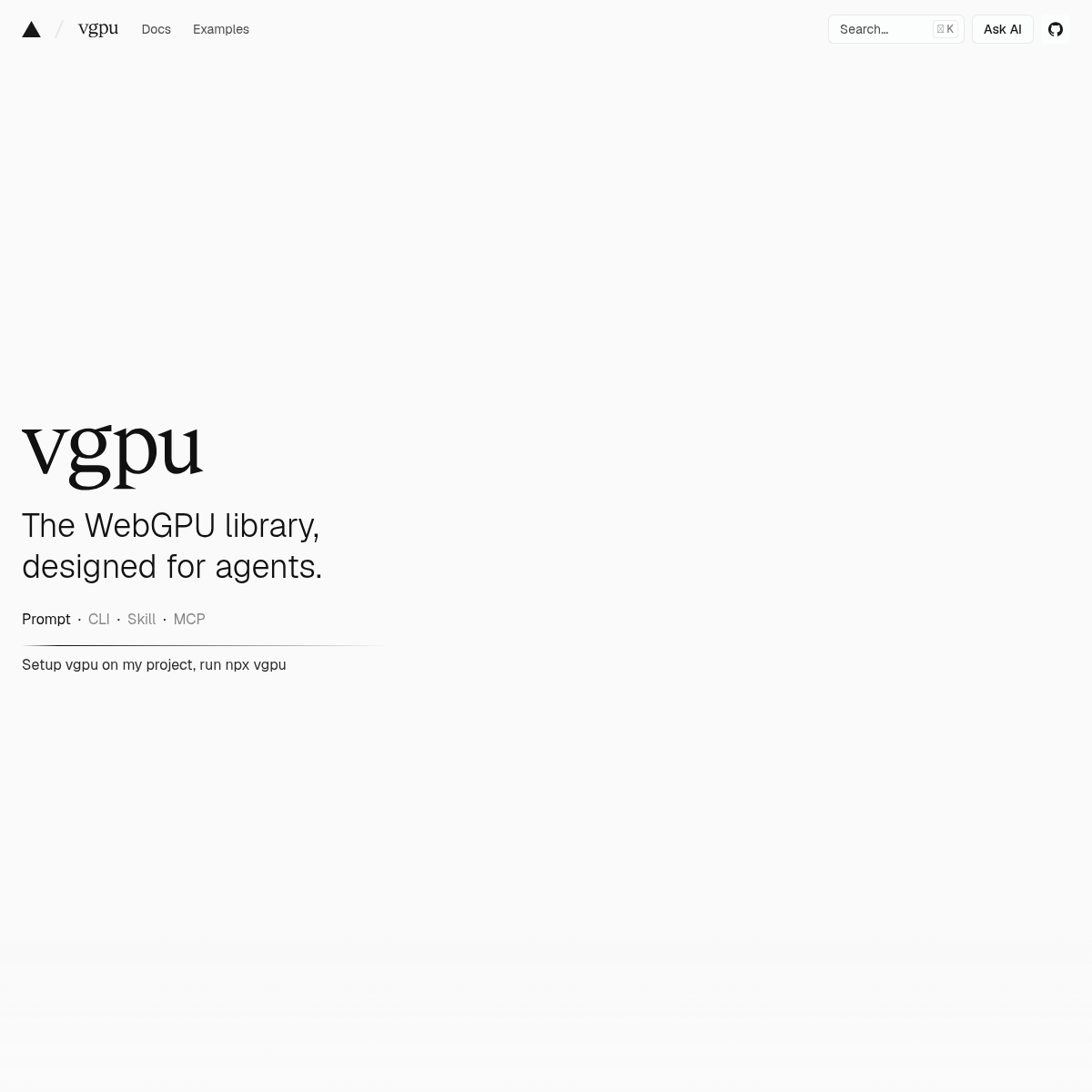 Screenshot of website.