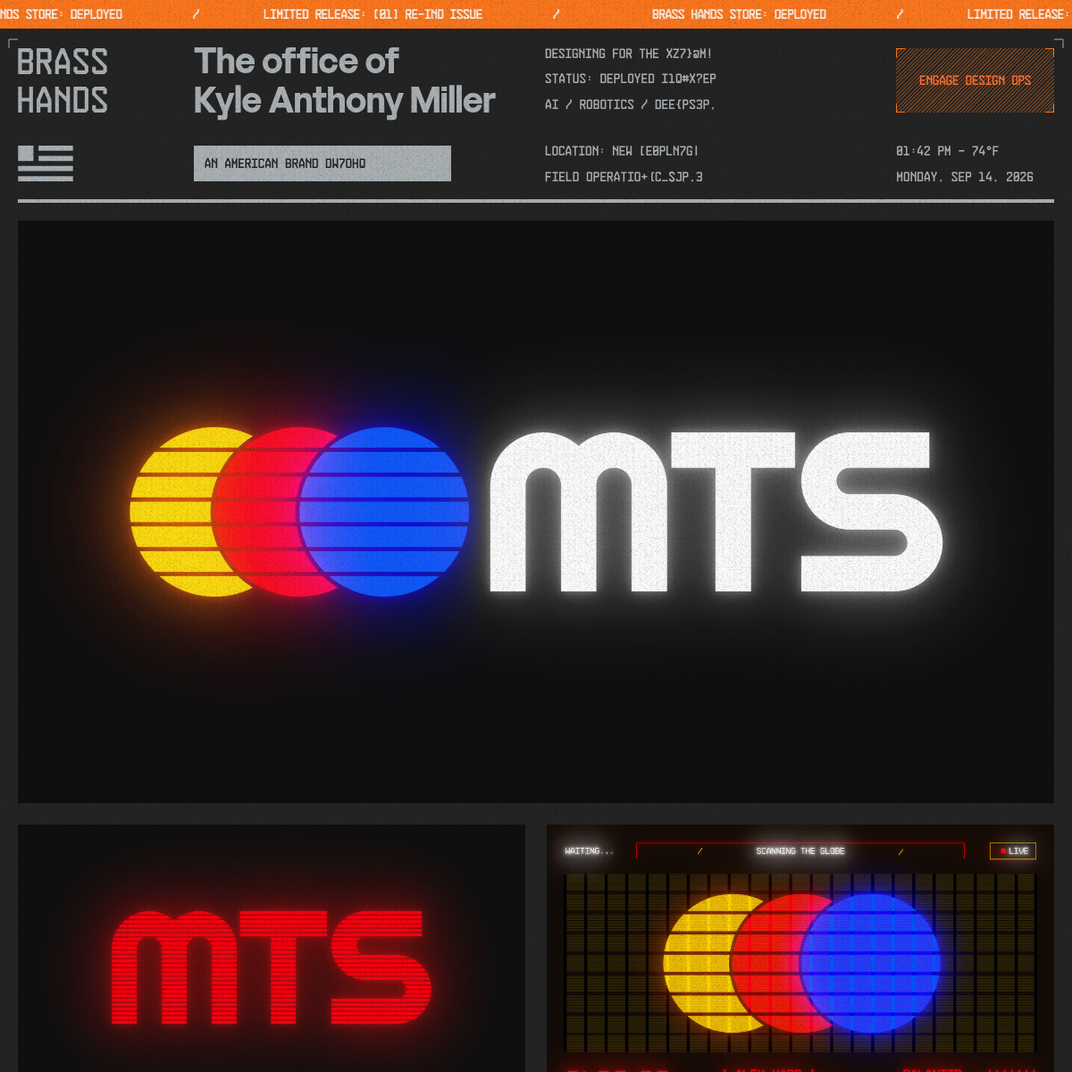 Screenshot of website.