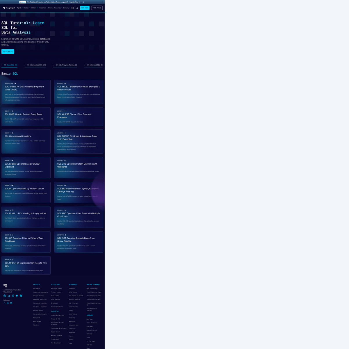 Screenshot of website.