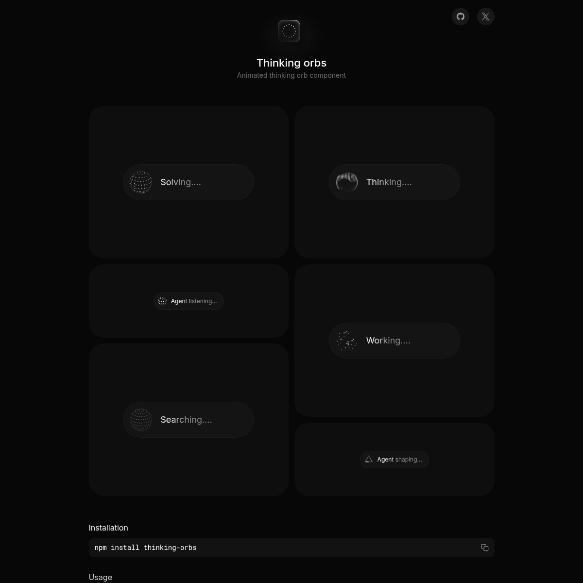 Screenshot of website.